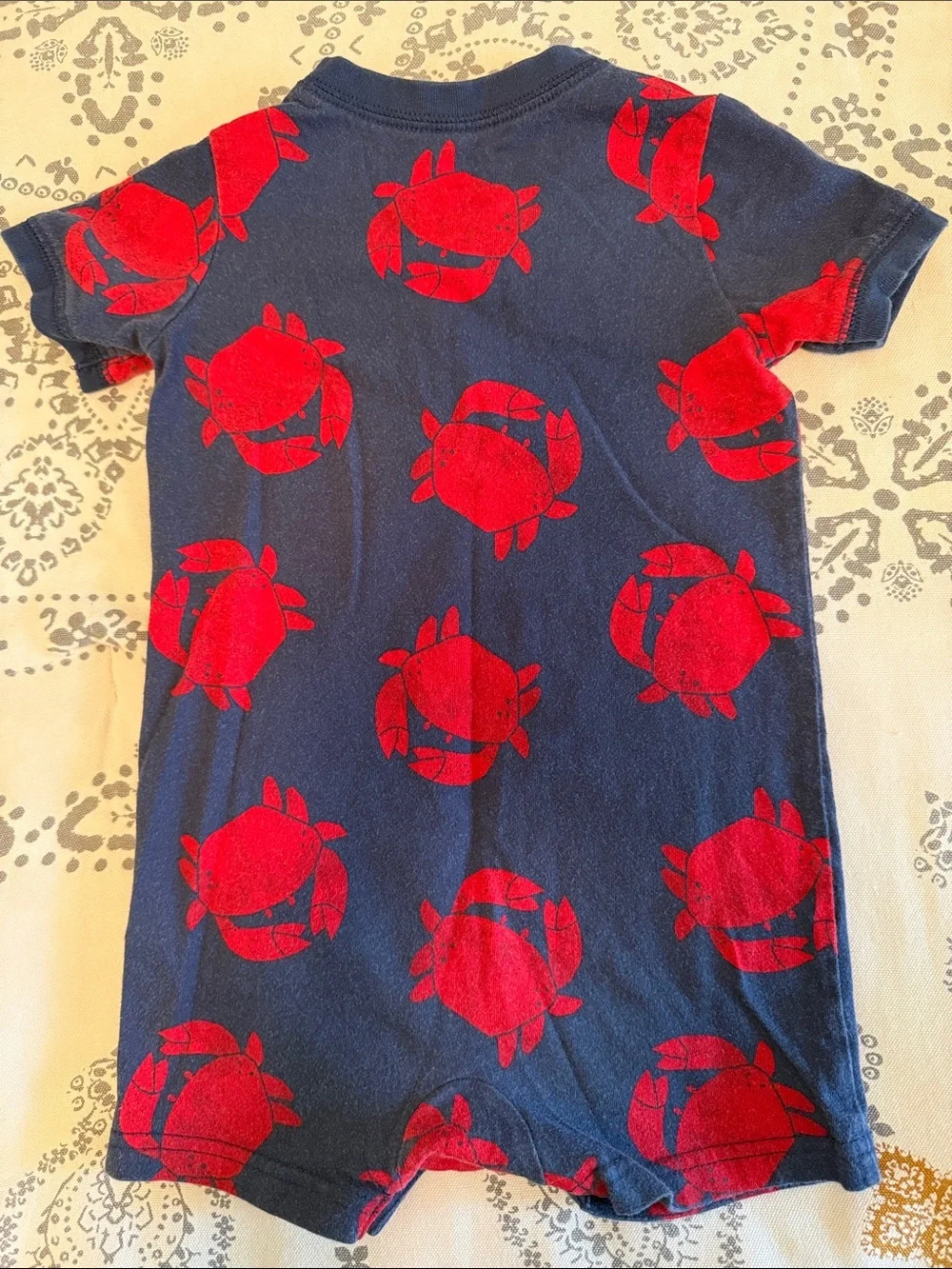 3-Pack Toddler Rompers Size 18 Months - Sharks, Crabs & Crocodile